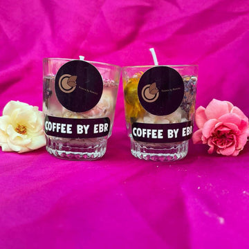 Jelly Wax Coffee Flavor Small Glass Candle