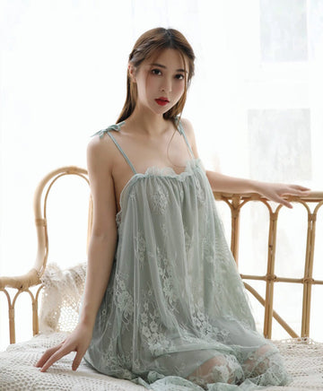 Light Green Lace Nightgown