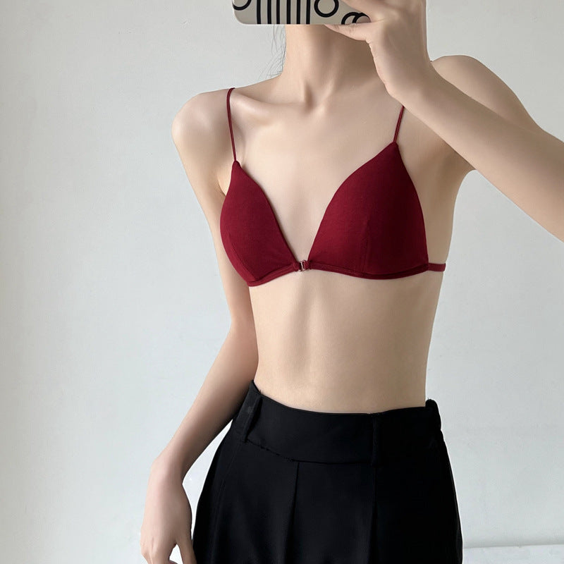 V Cups Bikini Front Open Bra