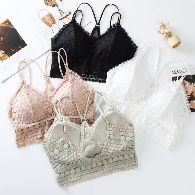 Back V Neck Bralette